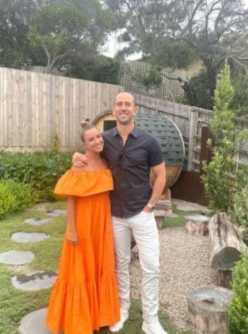 Jayson Watts with his wife Rachel Watts.